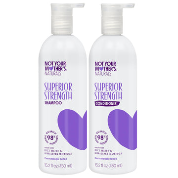 Not Your Mother's Naturals Superior Strength Champú, botella visible para uso diario suave y fortalecedor