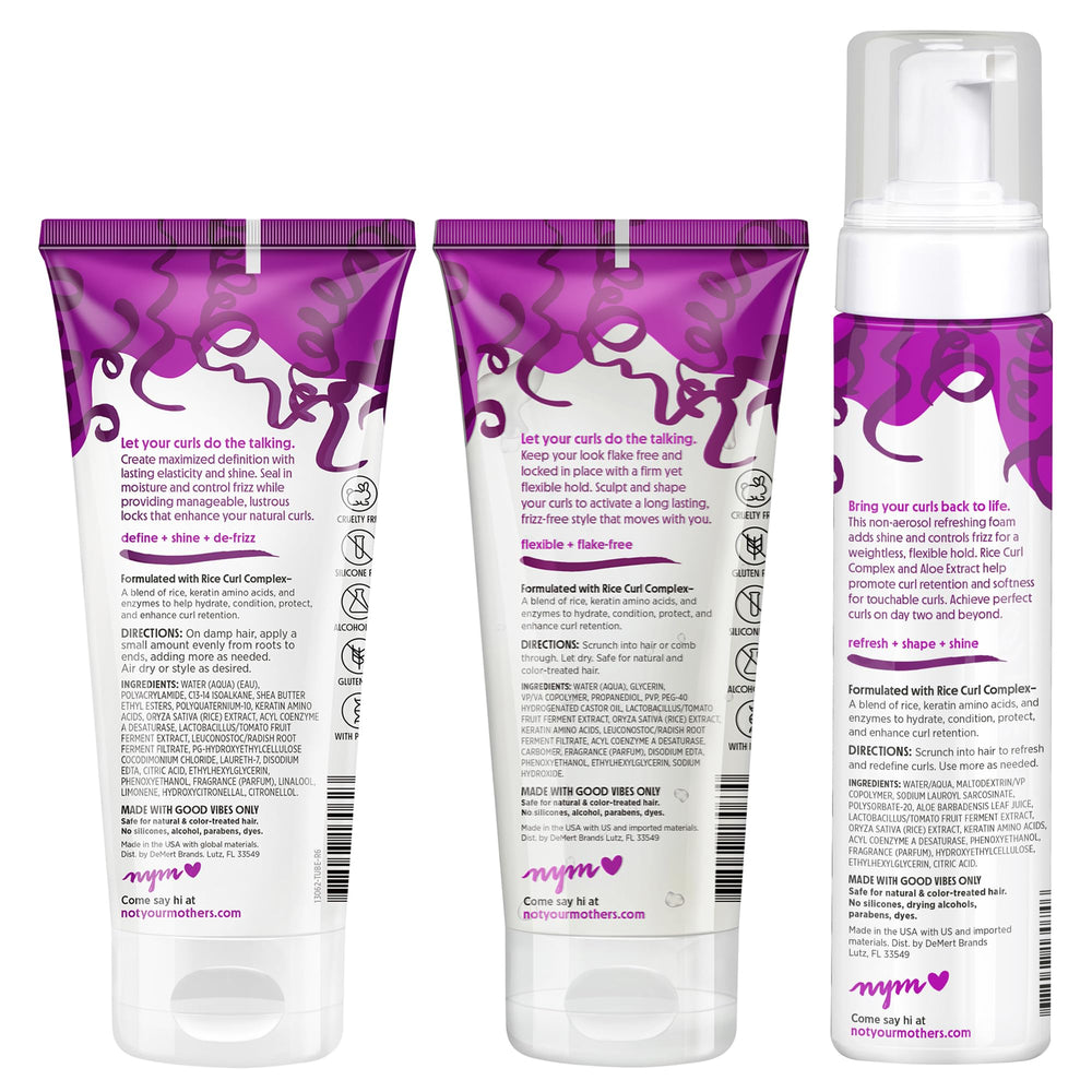 Pack de rizos definicion y brillo en una rutina con Curl Talk