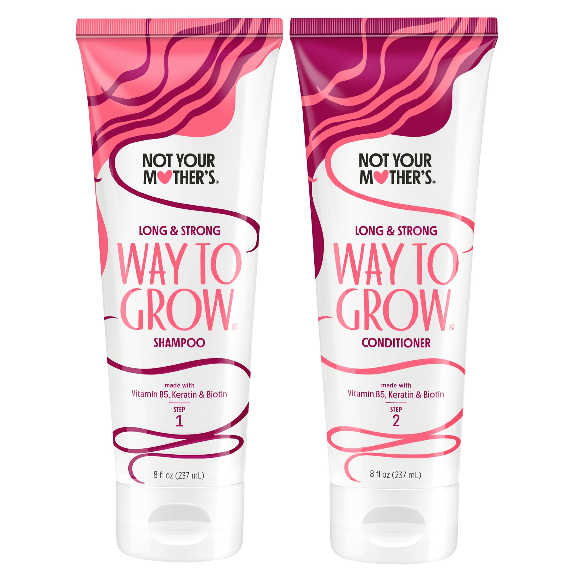 Not Your Mother's Way to Grow champú botella: limpieza suave y cabello nutrido