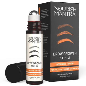 Sérum Nourish Mantra para cejas: crecimiento y densidad mejorados.