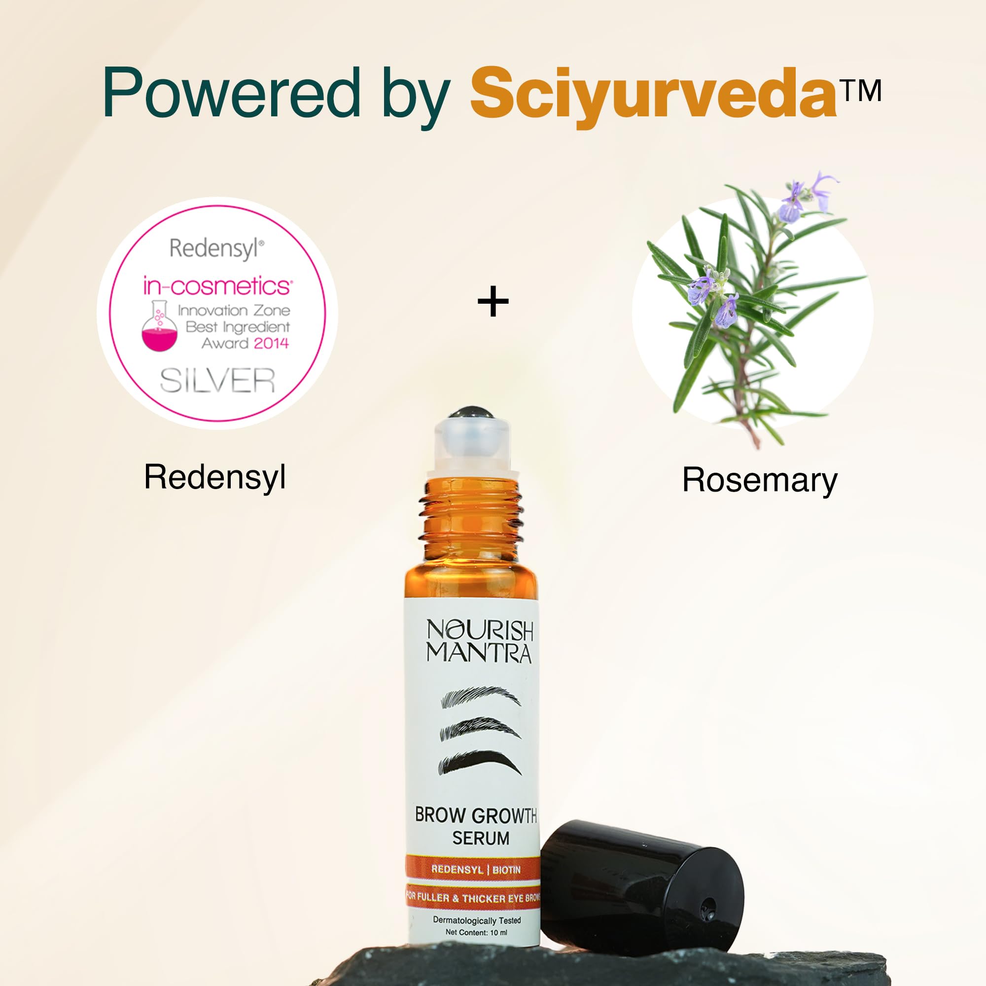 Sérum Nourish Mantra para cejas: refuerza y reduce quiebre.