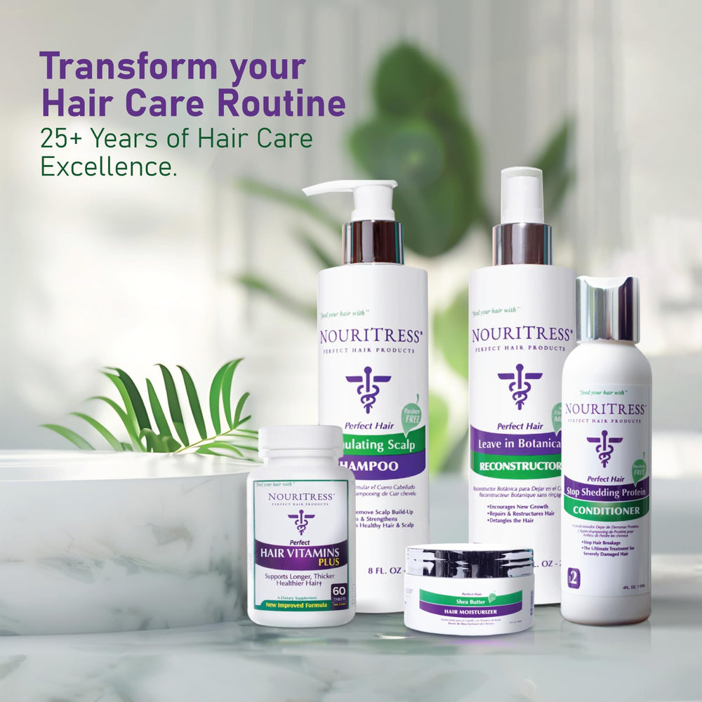 NouriTress Perfect Hair Vitamins Plus travel-pack ready bottle for on-the-go use