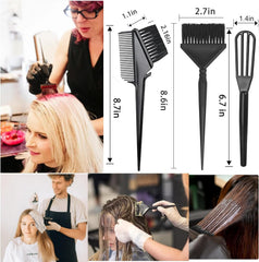 NOUSV kit tintes cabello, peine de aplicación para distribución precisa
