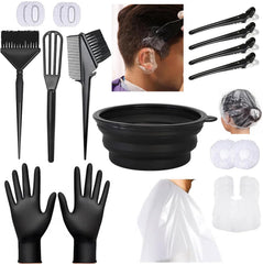 NOUSV kit tintes cabello, tazón ergonómico para mezcla suave y controlada