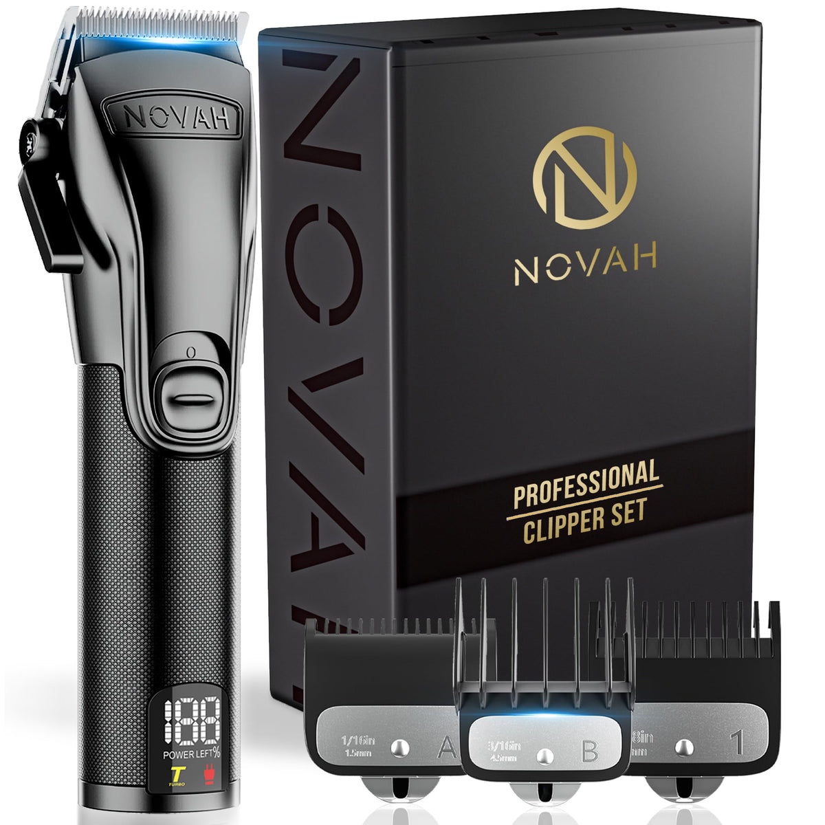 Novah Grooming cortadora de pelo profesional para un corte preciso en hombres.