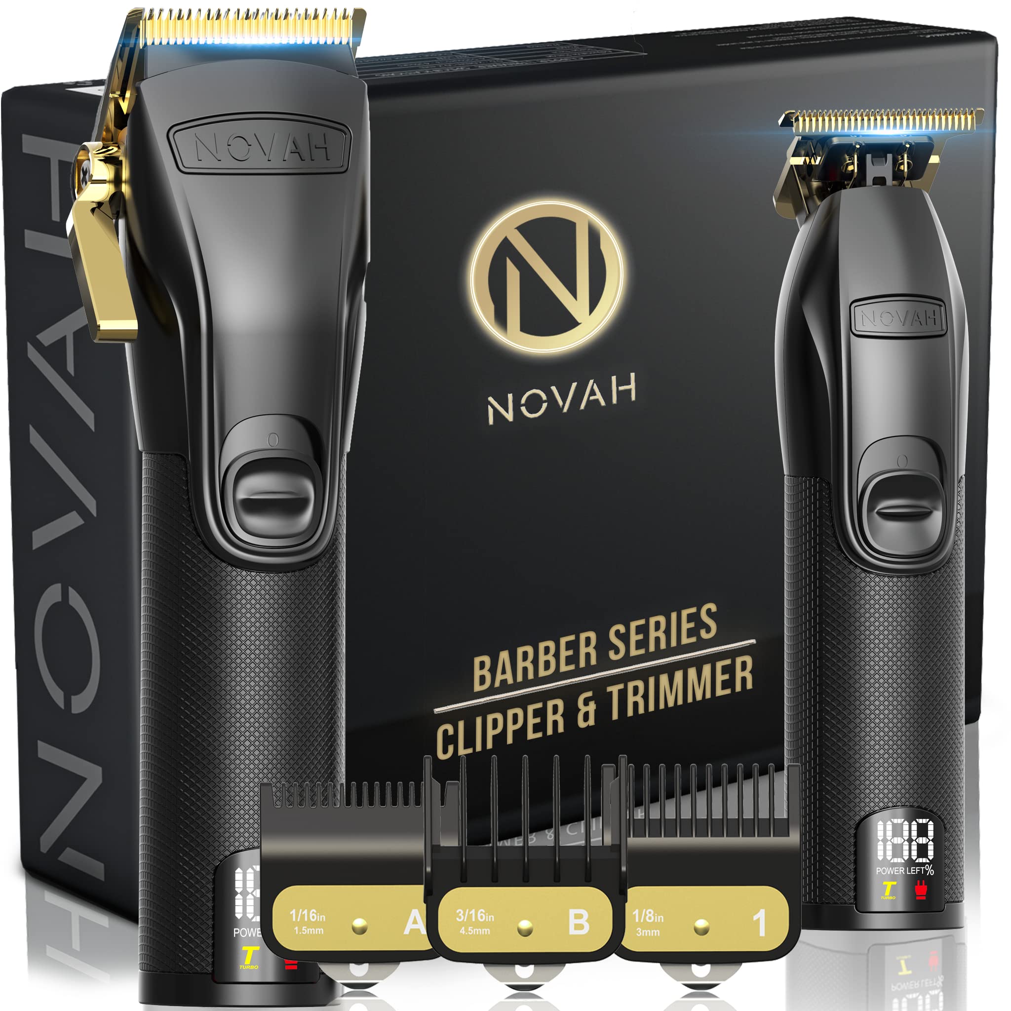 Corte preciso con NOVAH Grooming, cortapelos profesional para acabados nítidos