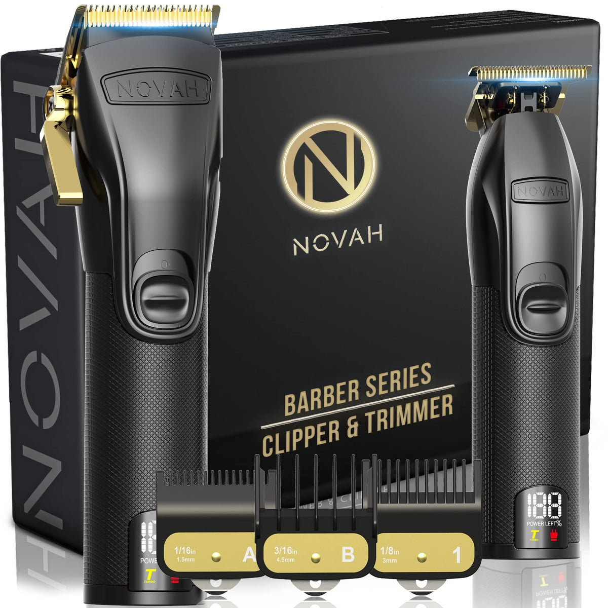 Corte preciso con NOVAH Grooming, cortapelos profesional para acabados nítidos