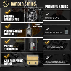 Corte con diseño industrial de NOVAH Grooming para mayor durabilidad