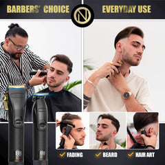 Mango ergonómico de NOVAH Grooming para control preciso