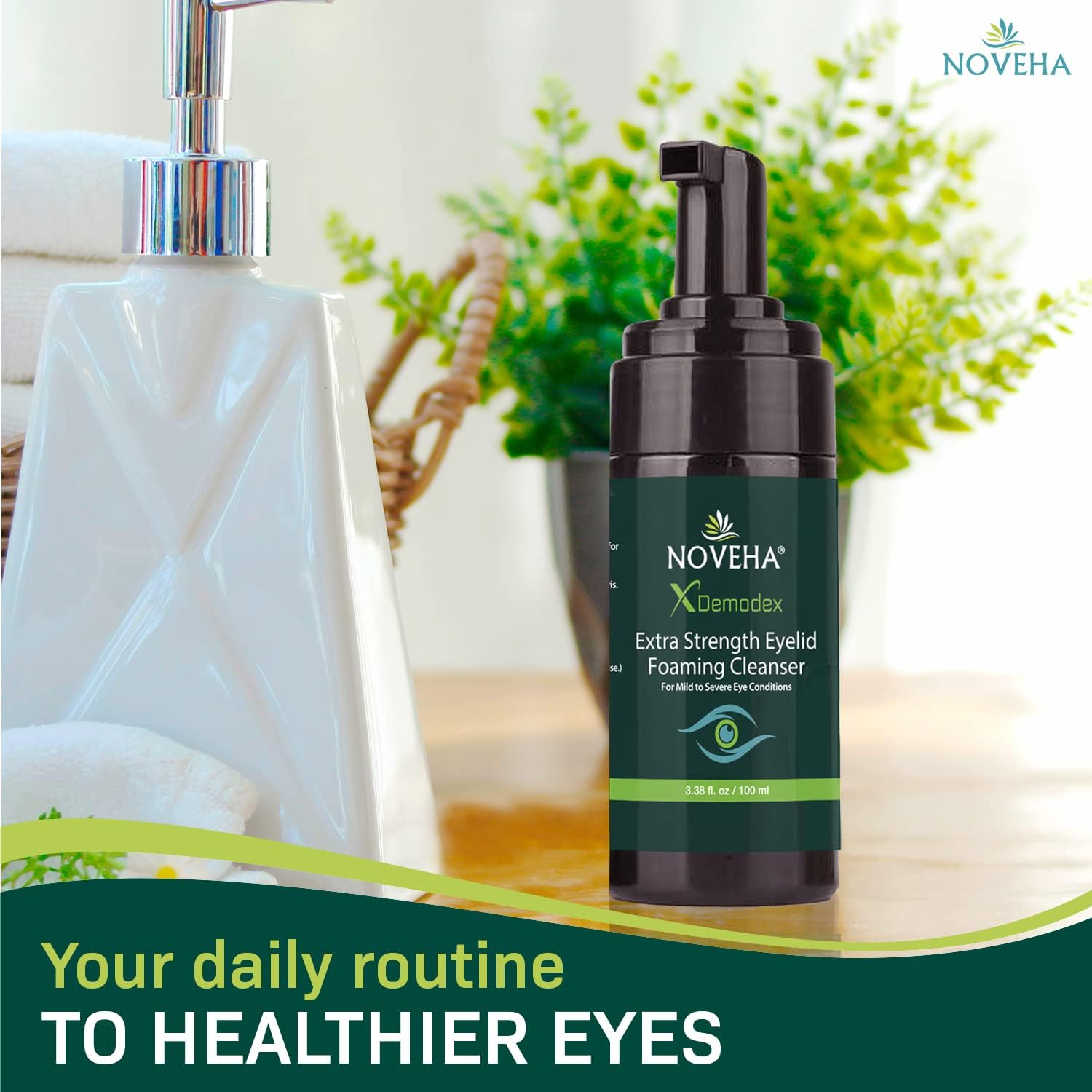 NOVEHA Ingredientes tea-tree coco: limpieza y nutrición para la piel.