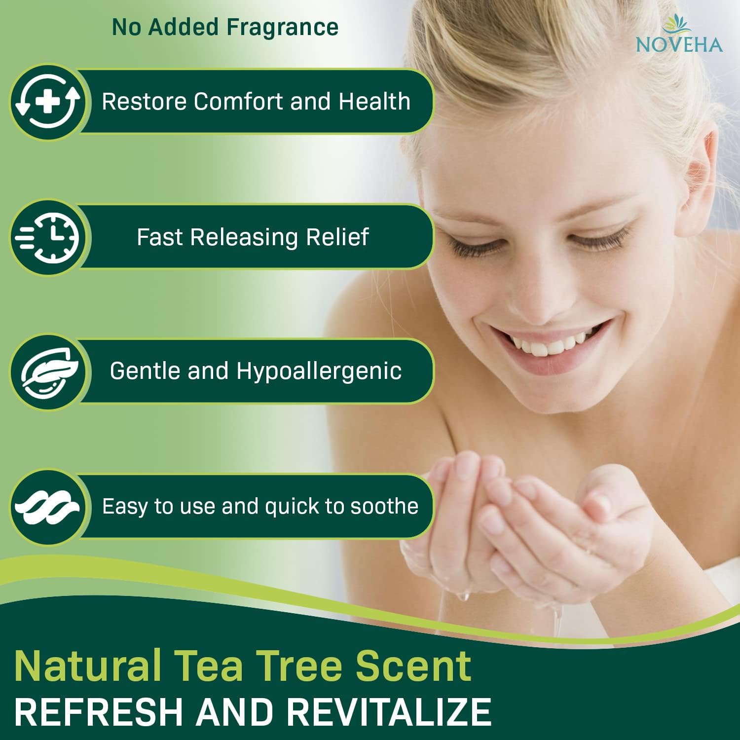 NOVEHA Demodex: limpieza de pestañas con acción suave para zonas irritadas.