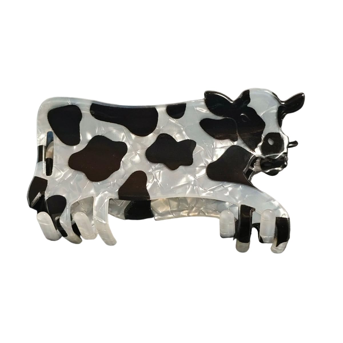 Ganchos garra vaca con dientes largos para un agarre seguro sin dañar el cabello.