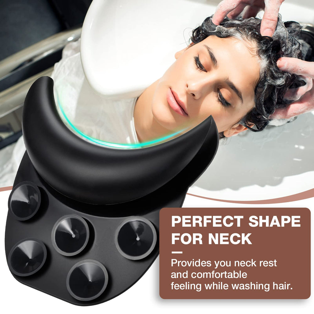 Almohadilla de cuello de silicona suave Noverlife para confort durante lavado