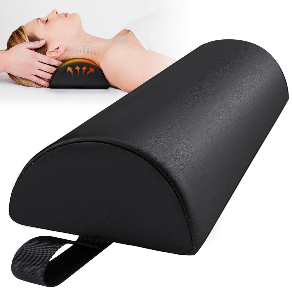 Almohada Noverlife semi luna para cuello, soporte cómodo durante masajes