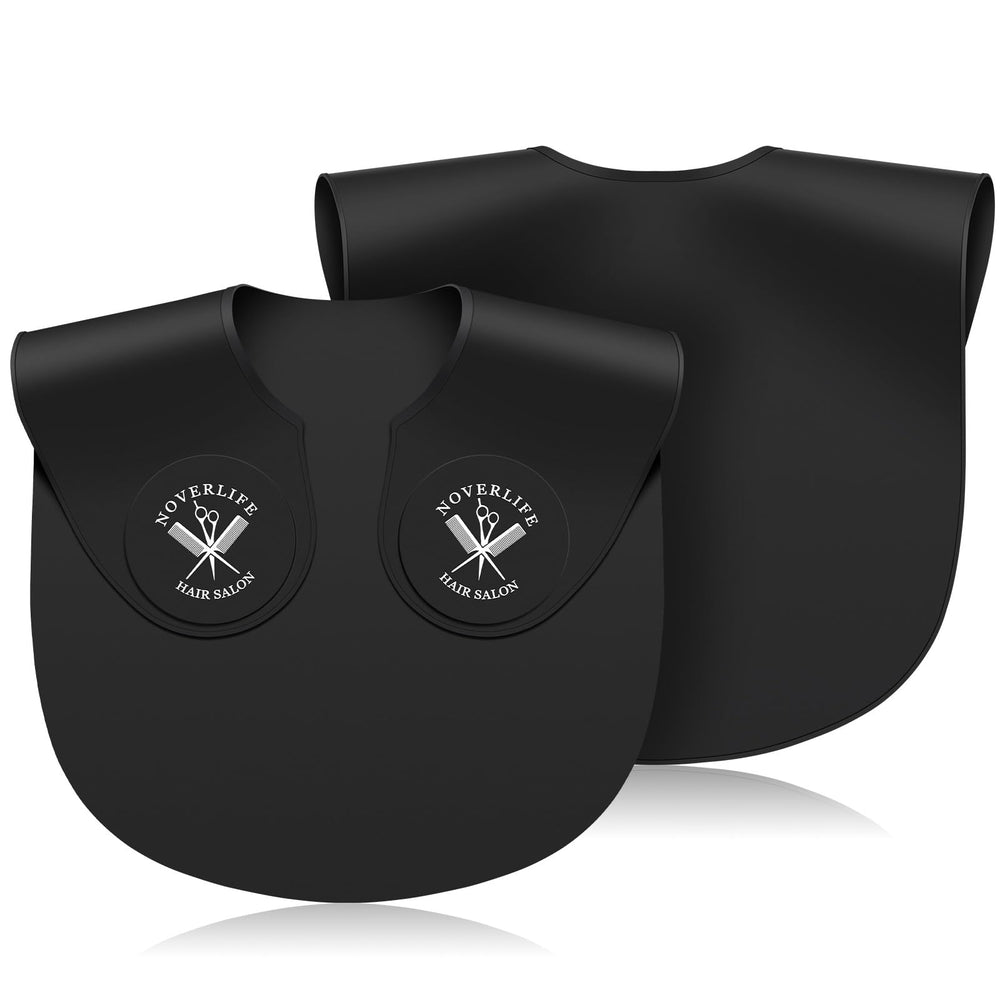 Noverlife collar de corte negro protege la ropa durante el peinado.
