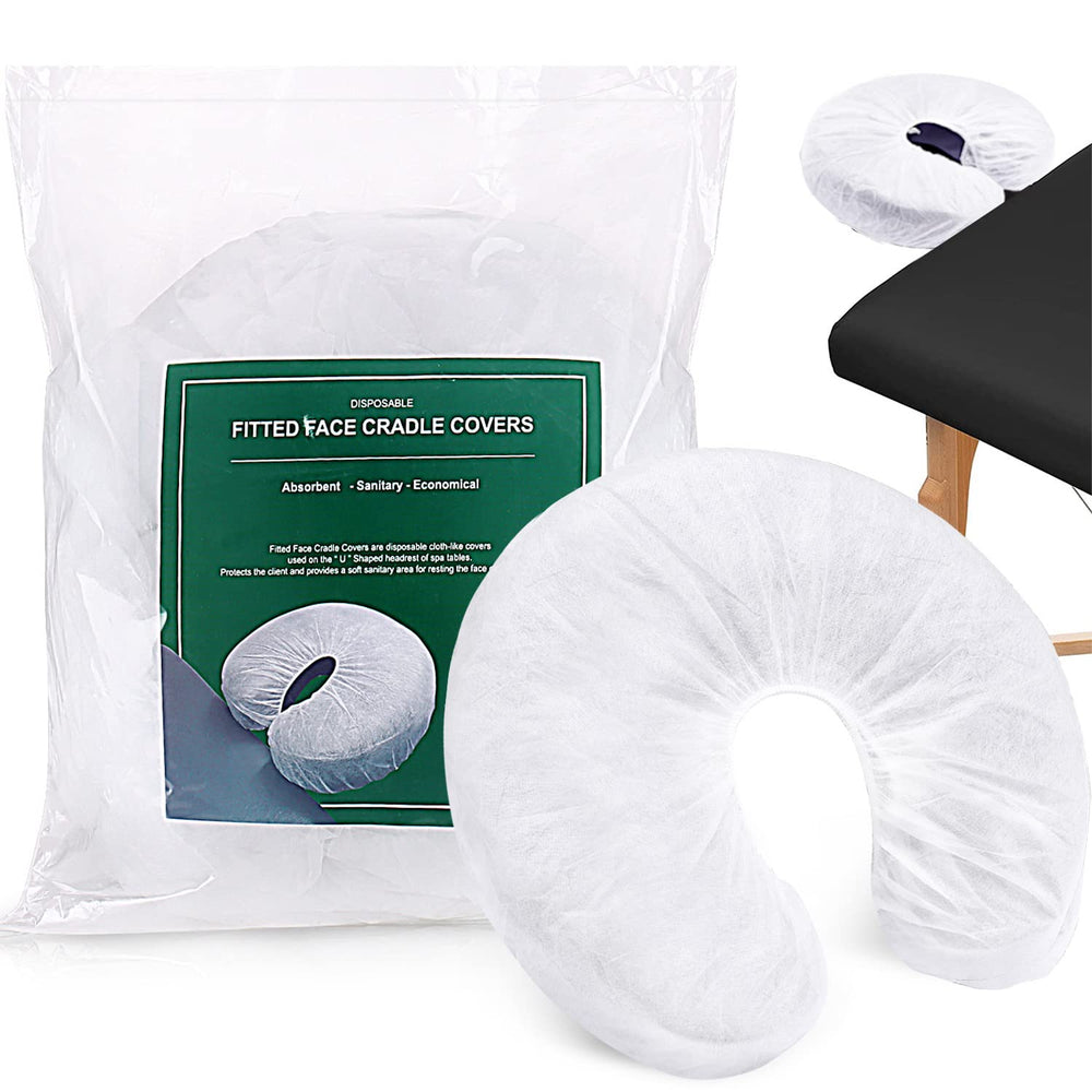 Noverlife cubiertas desechables para cabezal de masaje con elástico, ideal para higiene en salones.