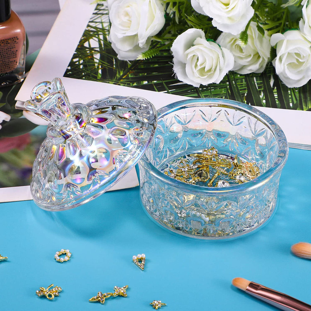 Noverlife tazón de cristal elegante realza tu kit de manicura.