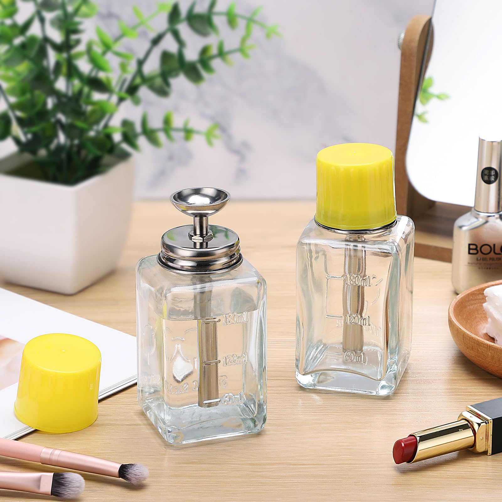 Noverlife dispensador acetona para manicura, uso seguro y cómodo