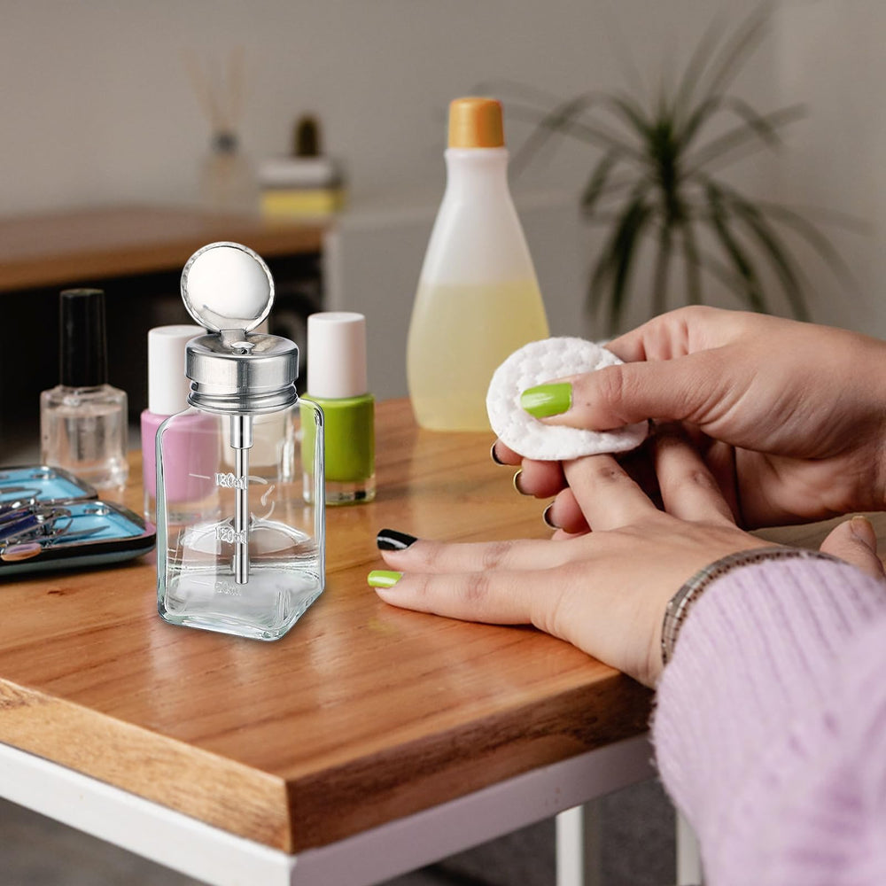 Noverlife dispensador transparente con visualización de nivel para evitar sorpresas.