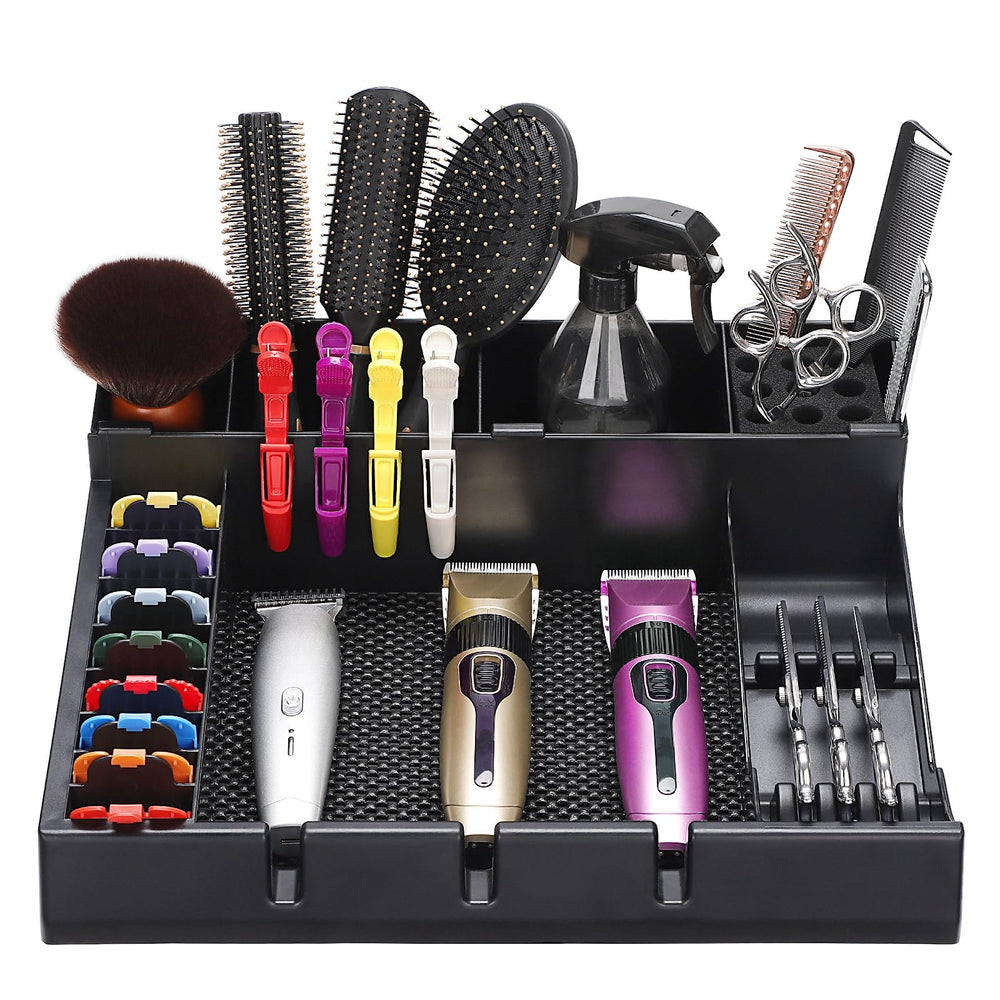 Noverlife organizador de estación para barberos con clippers y cables, acceso rápido