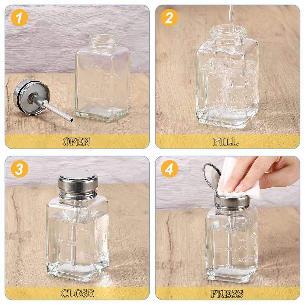 Noverlife dispensador de dosificación precisa ideal para manicura y cuidado de uñas.