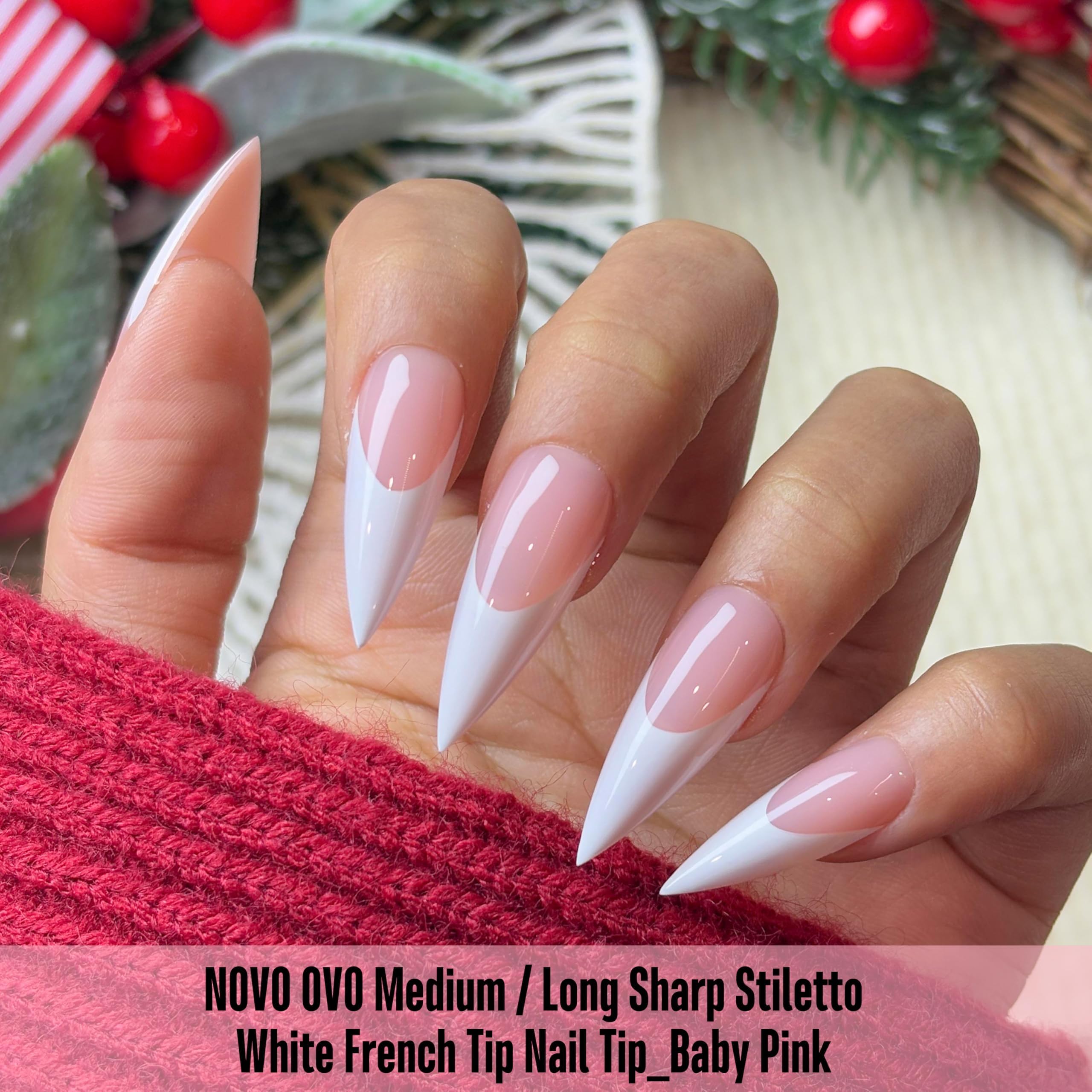 NOVO OVO Adhesivo ultravioleta para fijación rápida de uñas francesas