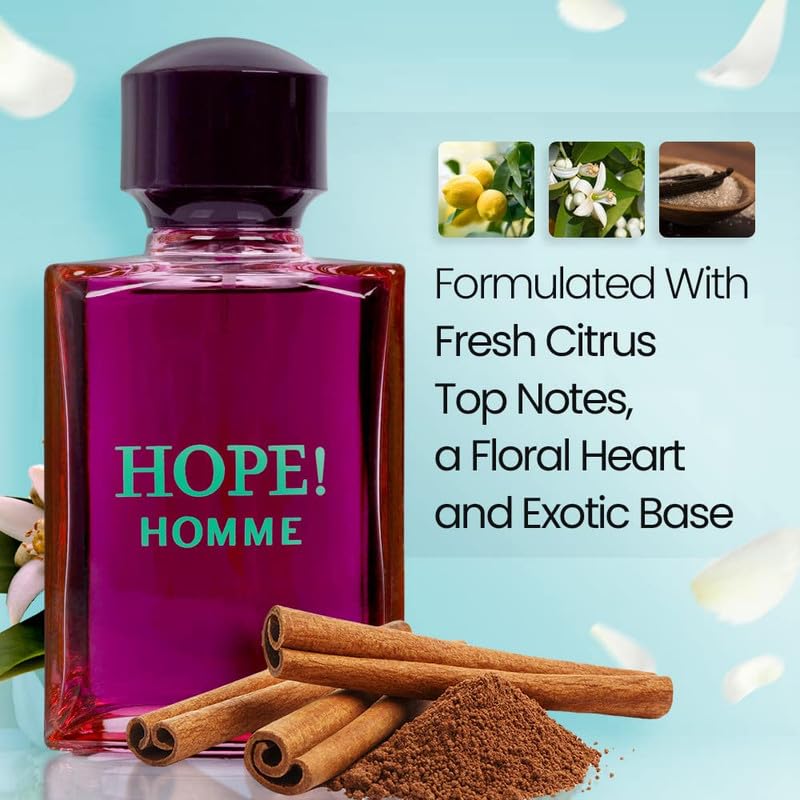Novoglow Hope Homme: tapa detallada para un acabado premium.