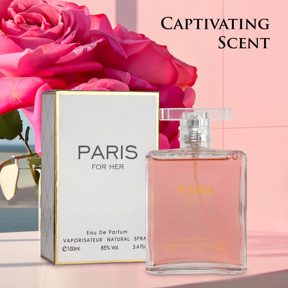 Caja regalo elegante para NovoGlow Paris para Mujer edp.