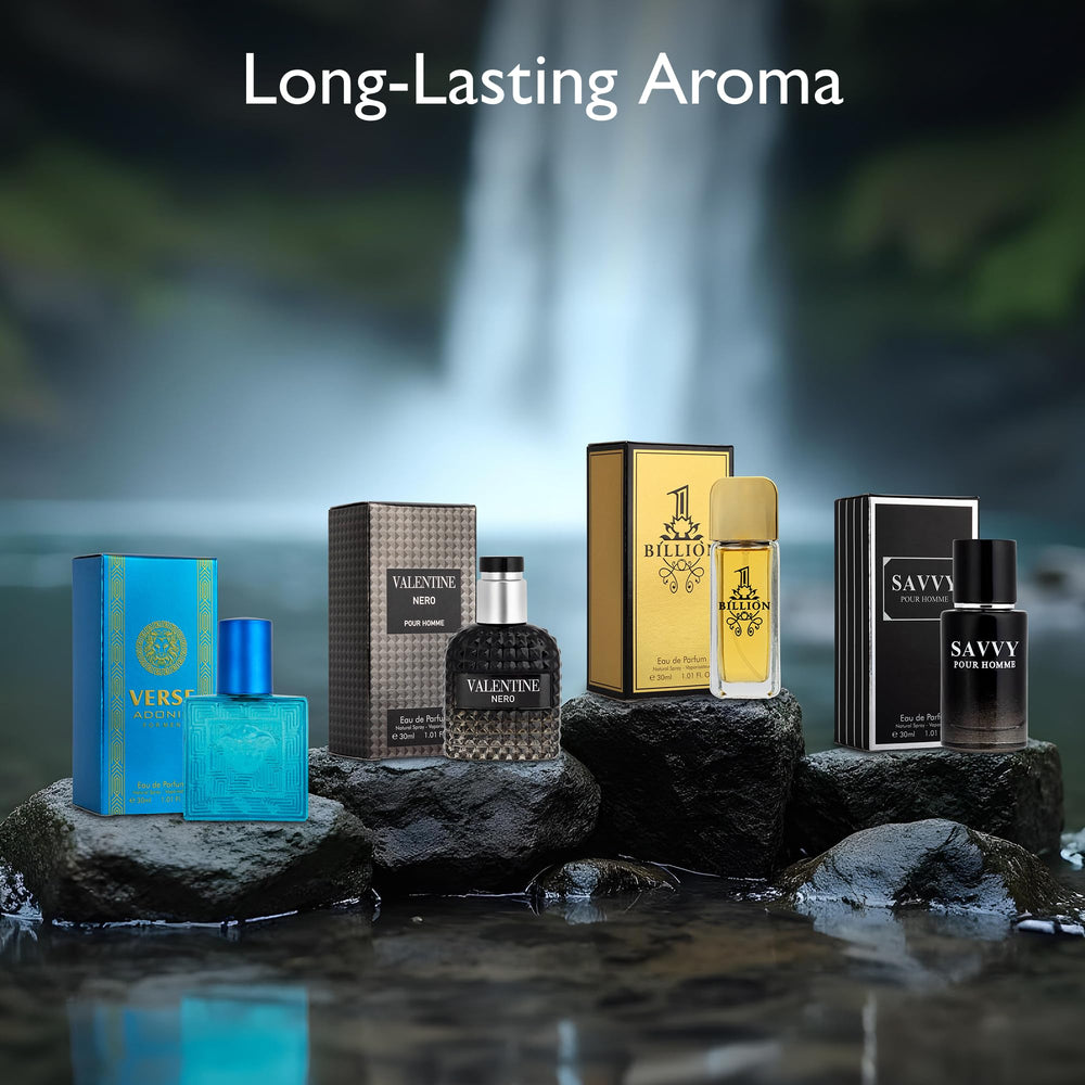 NovoGlow Signature Scent: botella Verse Adonis, aroma noble para uso diario