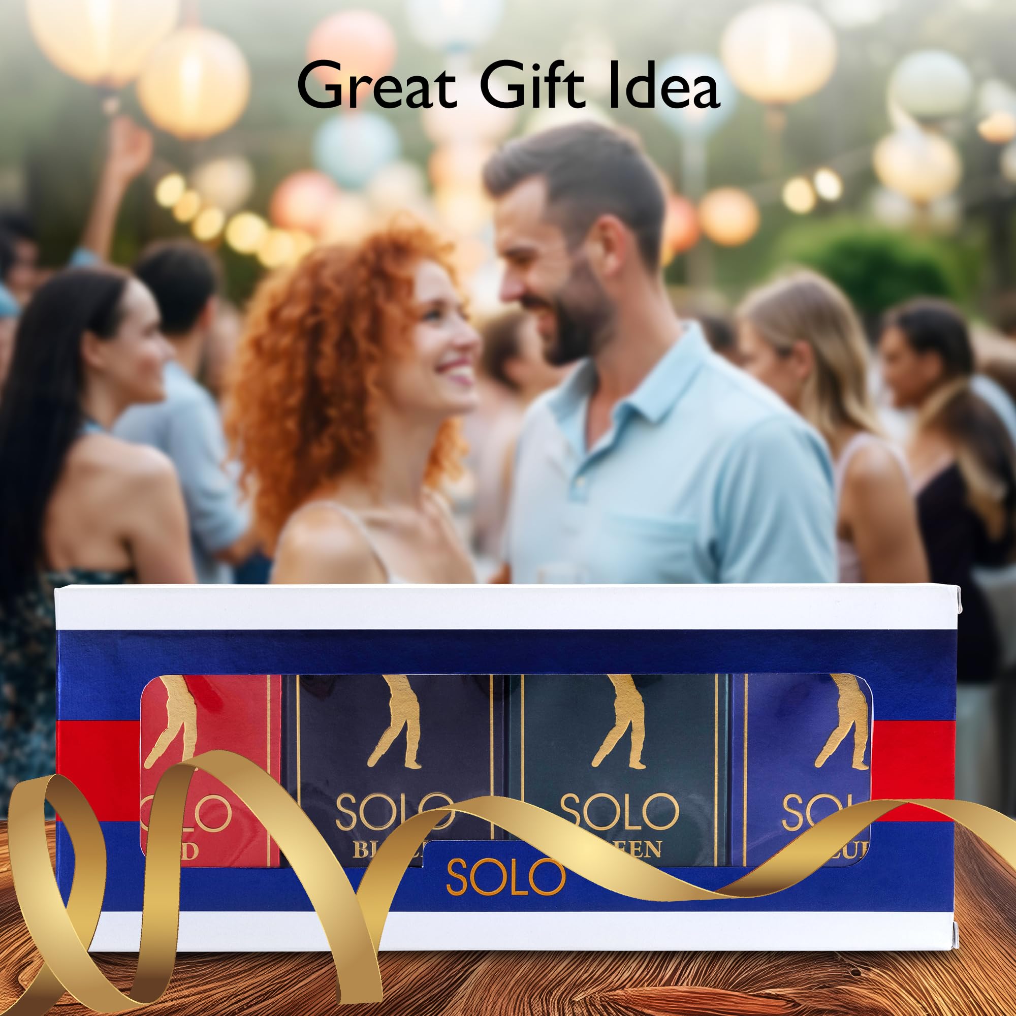 NovoGlow Solo Black box, masculine presentation for special occasions.