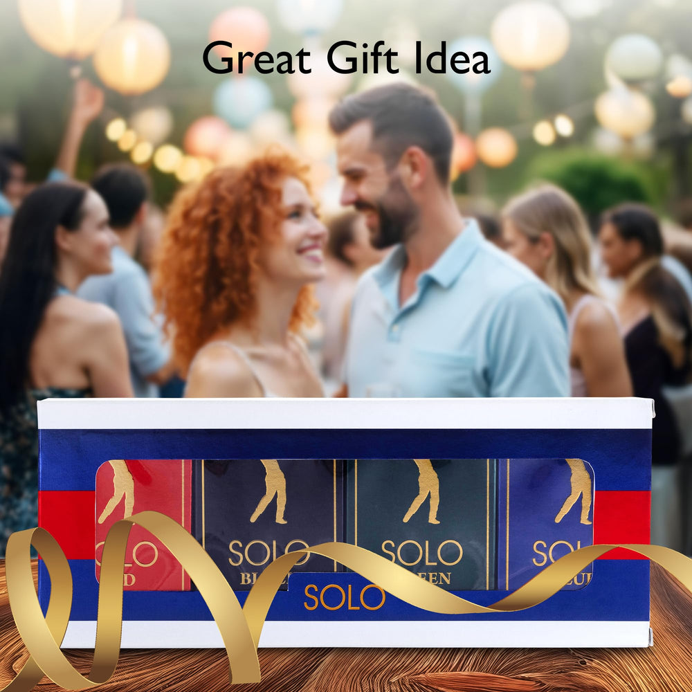 NovoGlow Solo Black box, masculine presentation for special occasions.