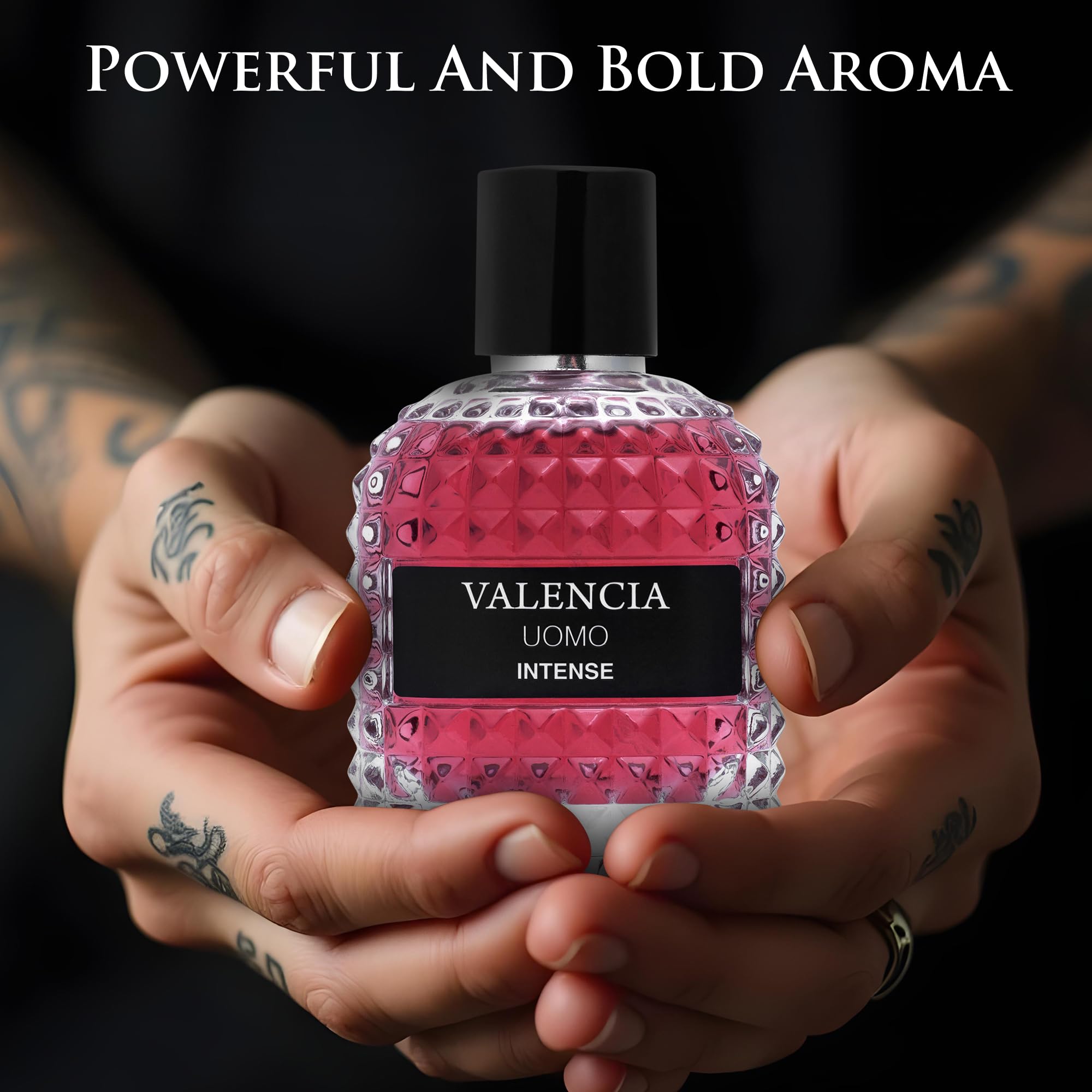 NovoGlow Valencia UOMO Intense, empaque exterior que realza la experiencia premium
