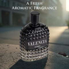 Notas aromáticas destacadas en NovoGlow Valencia UOMO para ocasión especial.
