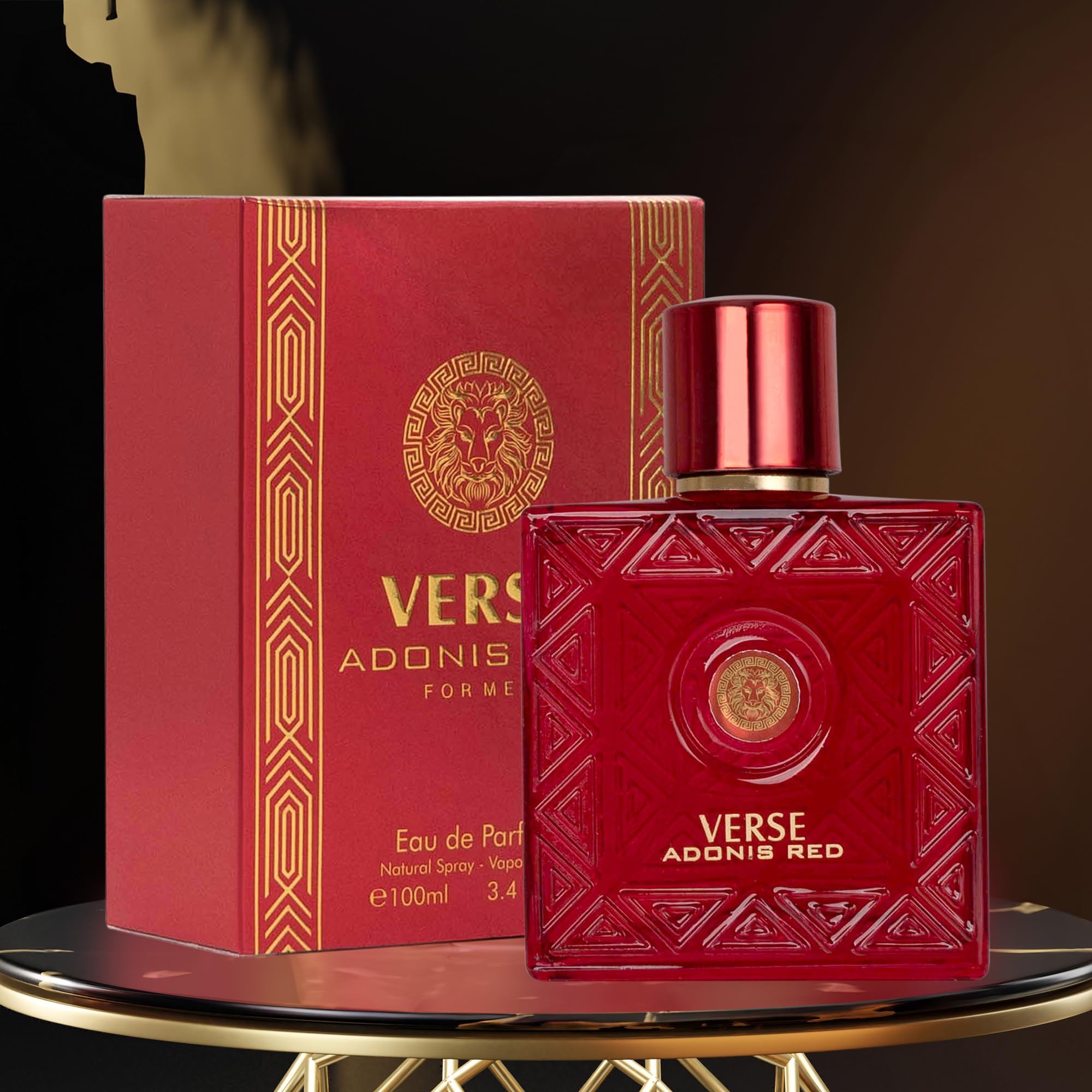 NovoGlow Verse Adonis Red, uso diario o cenas especiales con aroma envolvente.