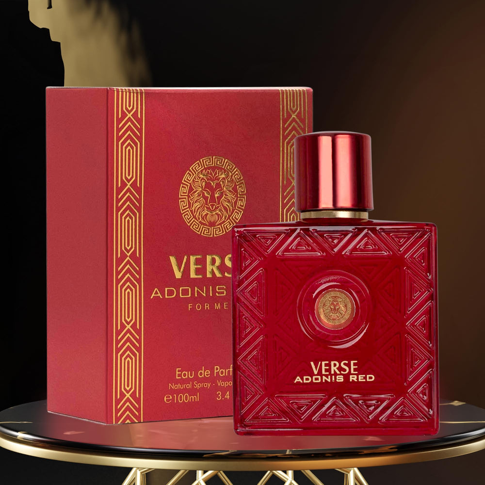 NovoGlow Verse Adonis Red, uso diario o cenas especiales con aroma envolvente.