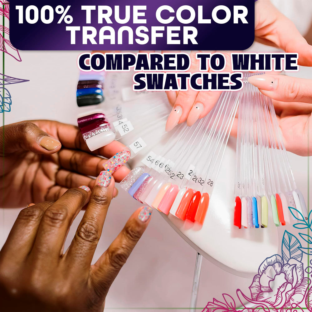 Novsix herramientas de muestra para pruebas rápidas de color en consulta