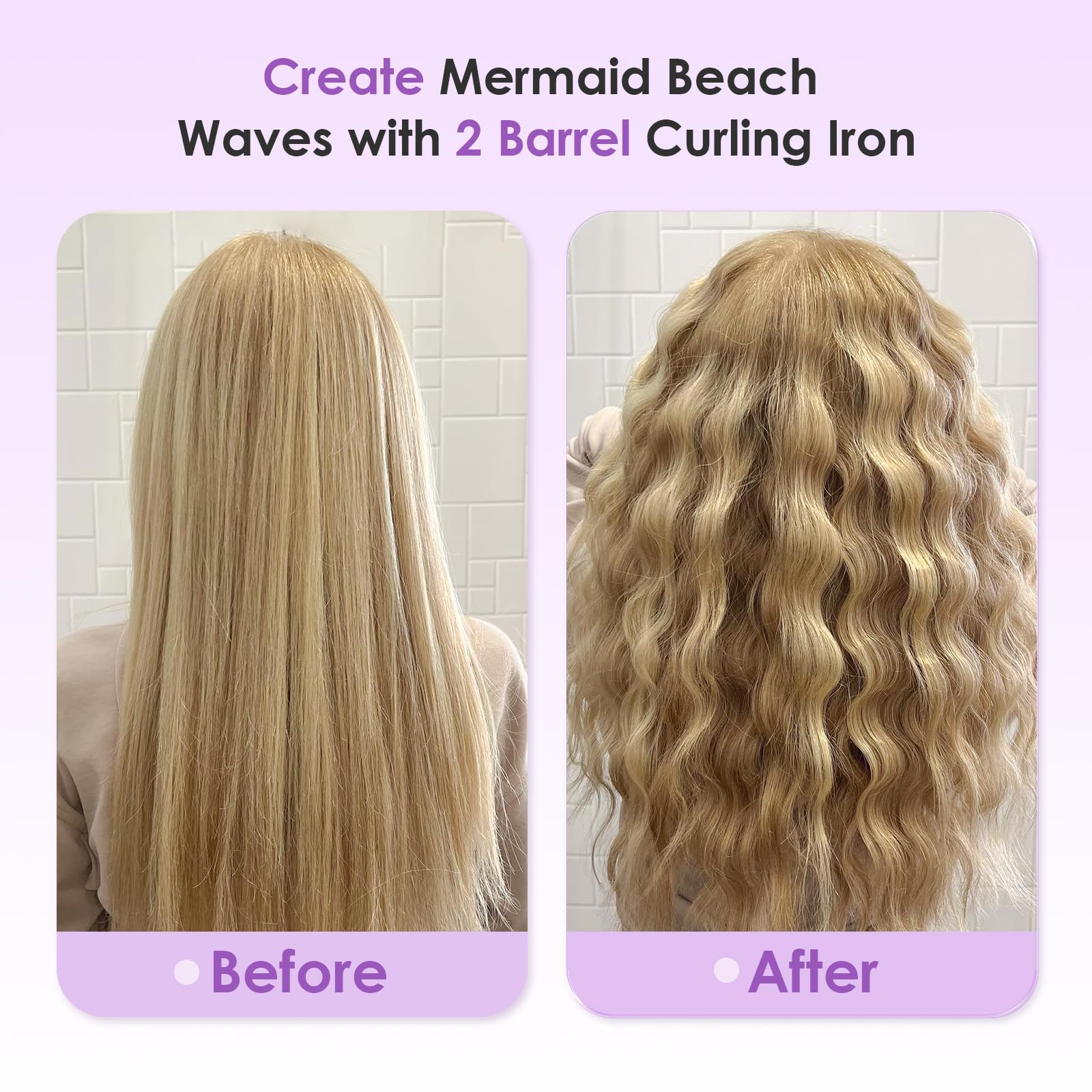 NOVUS Waver iones negativos para cabello más suave y menos frizz