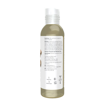 NOW Aceite de ricino: uso multiuso para piel y cabello.