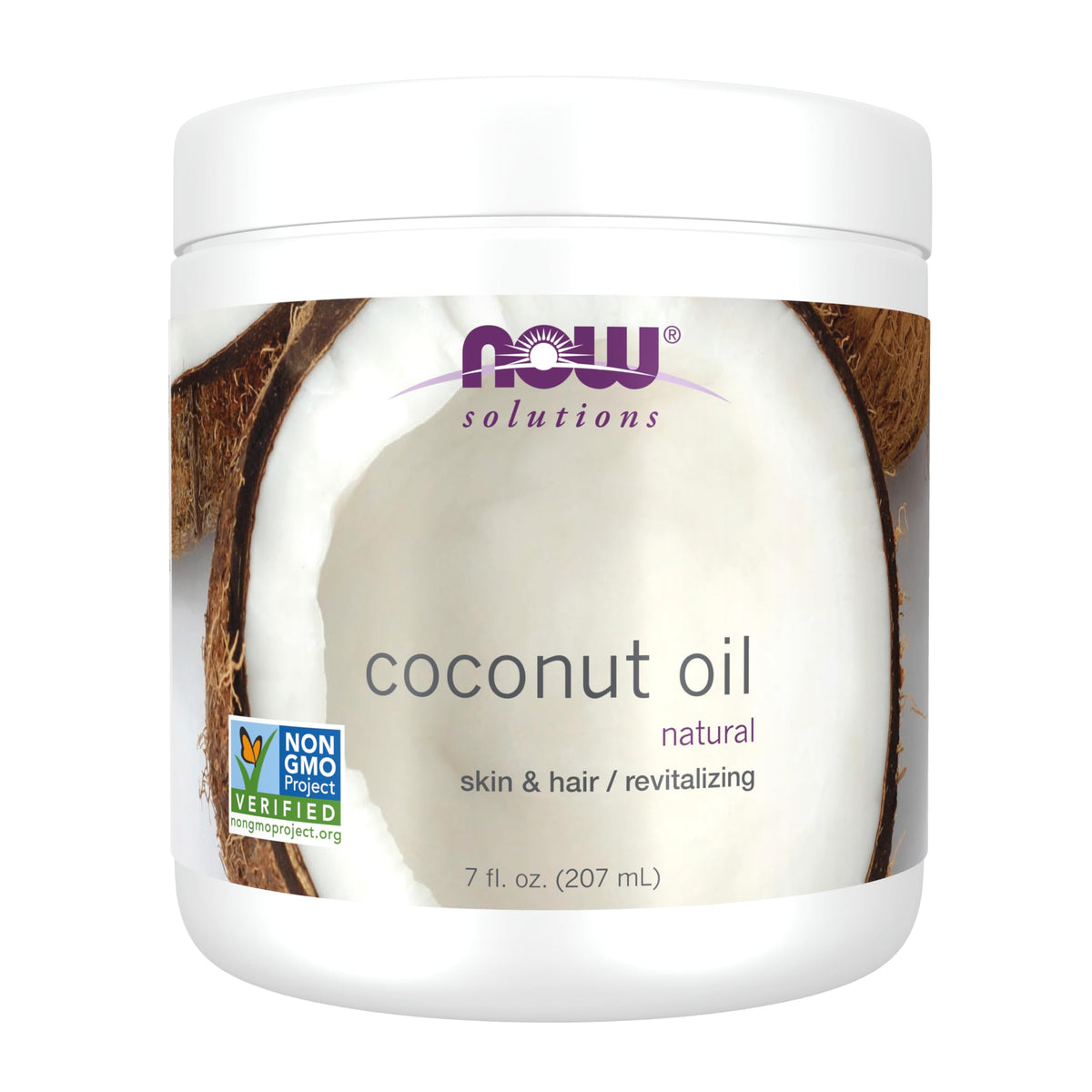 NOW Foods Aceite de Coco, bote 7oz: hidratación suave para piel y cabello