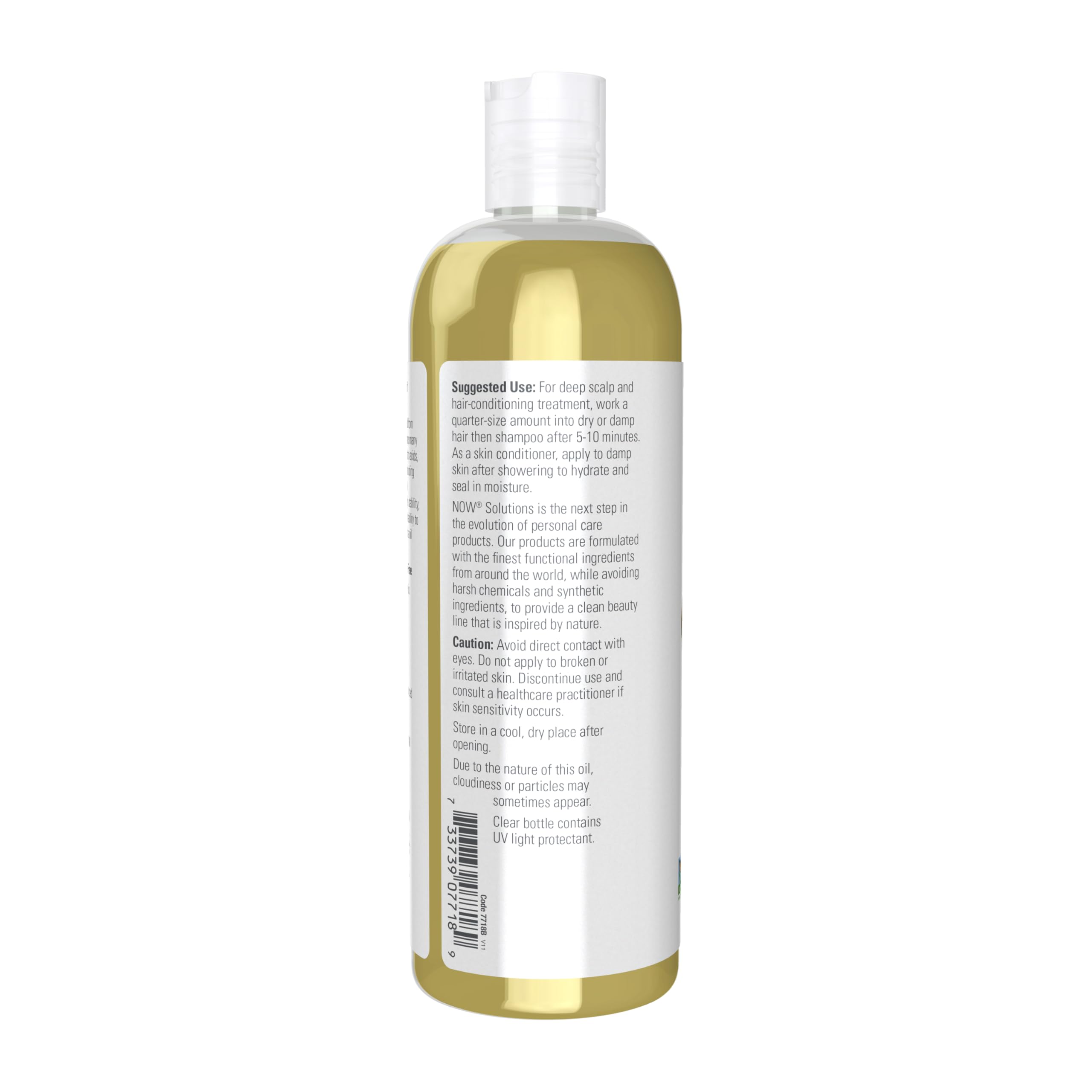 NOW Foods Aceite de jojoba: aplicación en el cabello para suavidad y brillo