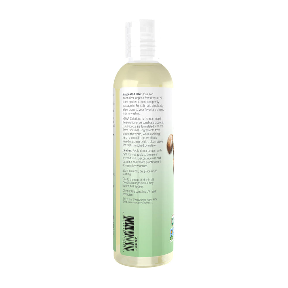 NOW Foods Aceite de Ricino Orgánico, uso versátil para humectación facial.