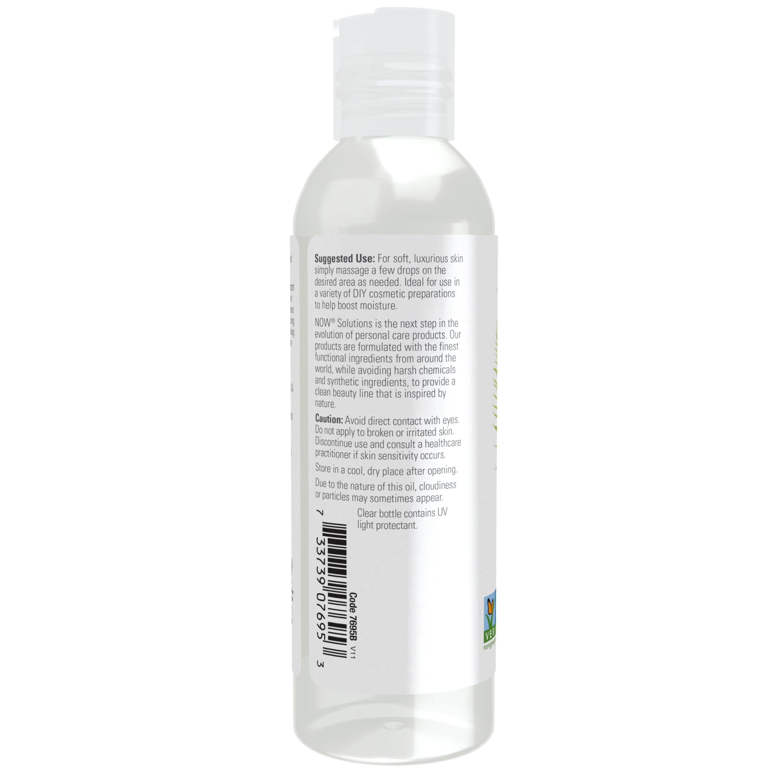 NOW Solutions Glicerina Vegetal, textura líquida lista para mezclar con agua