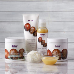 Envase fabricado en EE. UU. de NOW Solutions Shea Butter Lotion