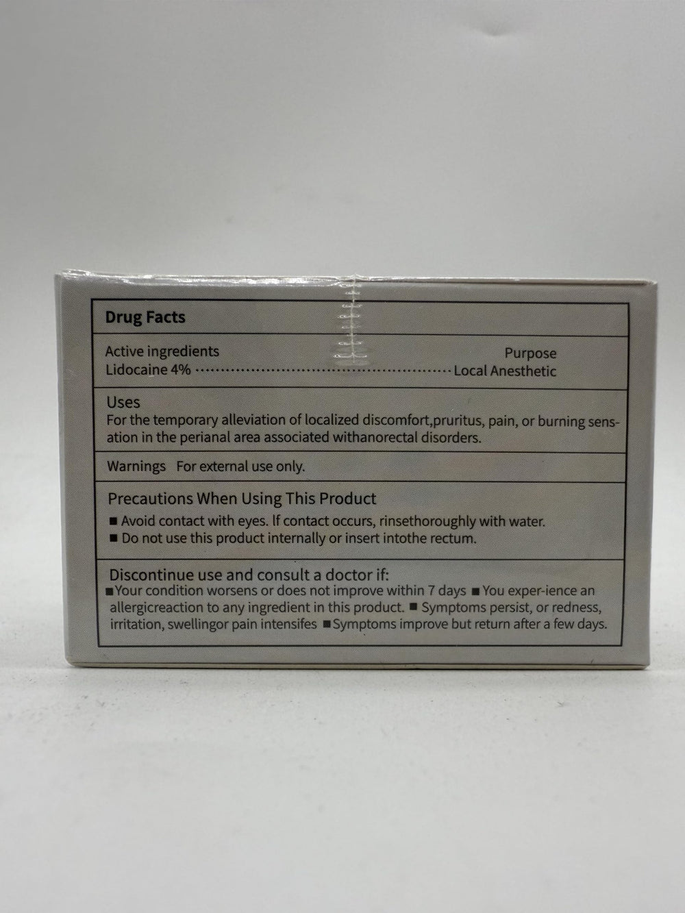 Noxdav crema empaque compacto y fácil de almacenar.