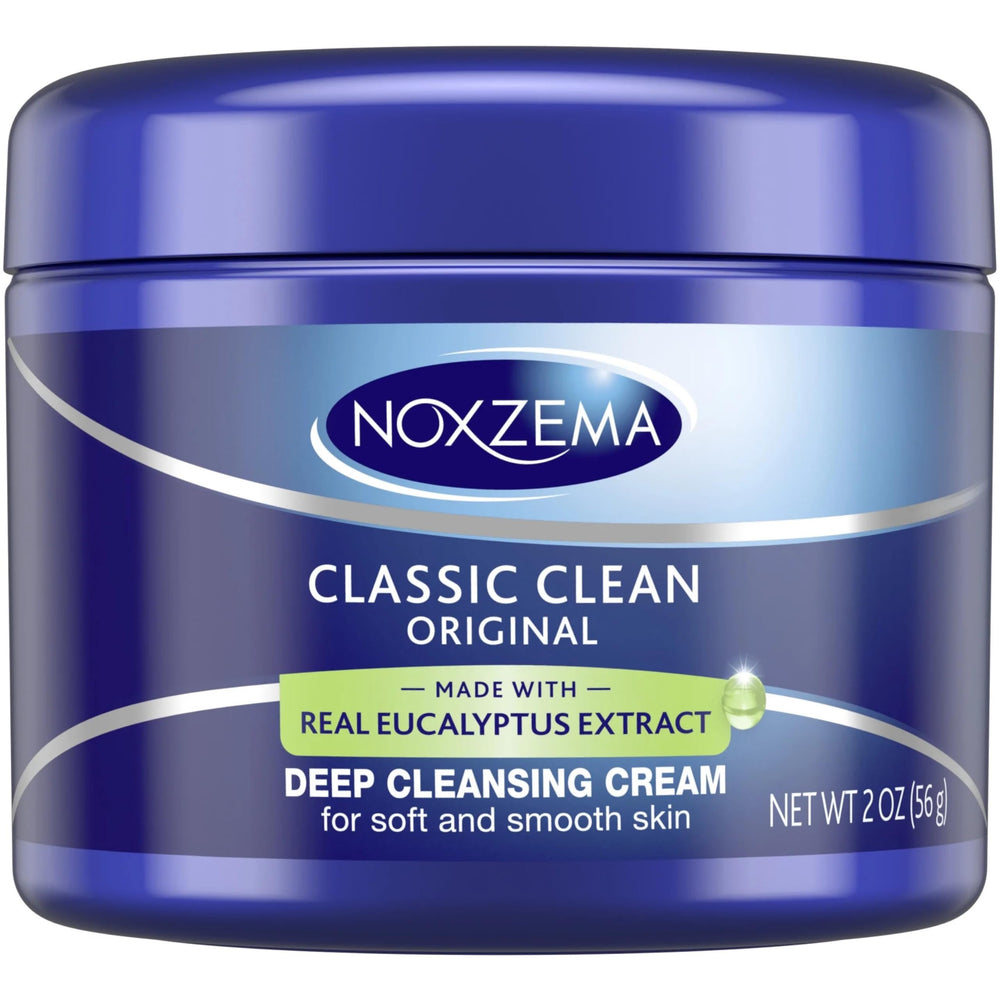 Noxzema Clasico crema de limpieza profunda en envase de 2 onzas para piel limpia