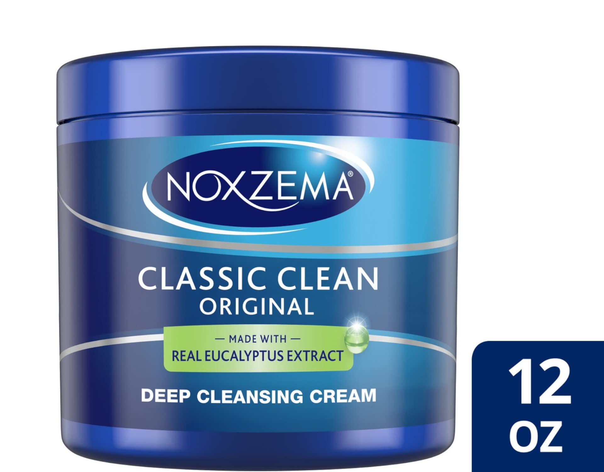 Visage frais après le nettoyage avec Noxzema Classique Originale.