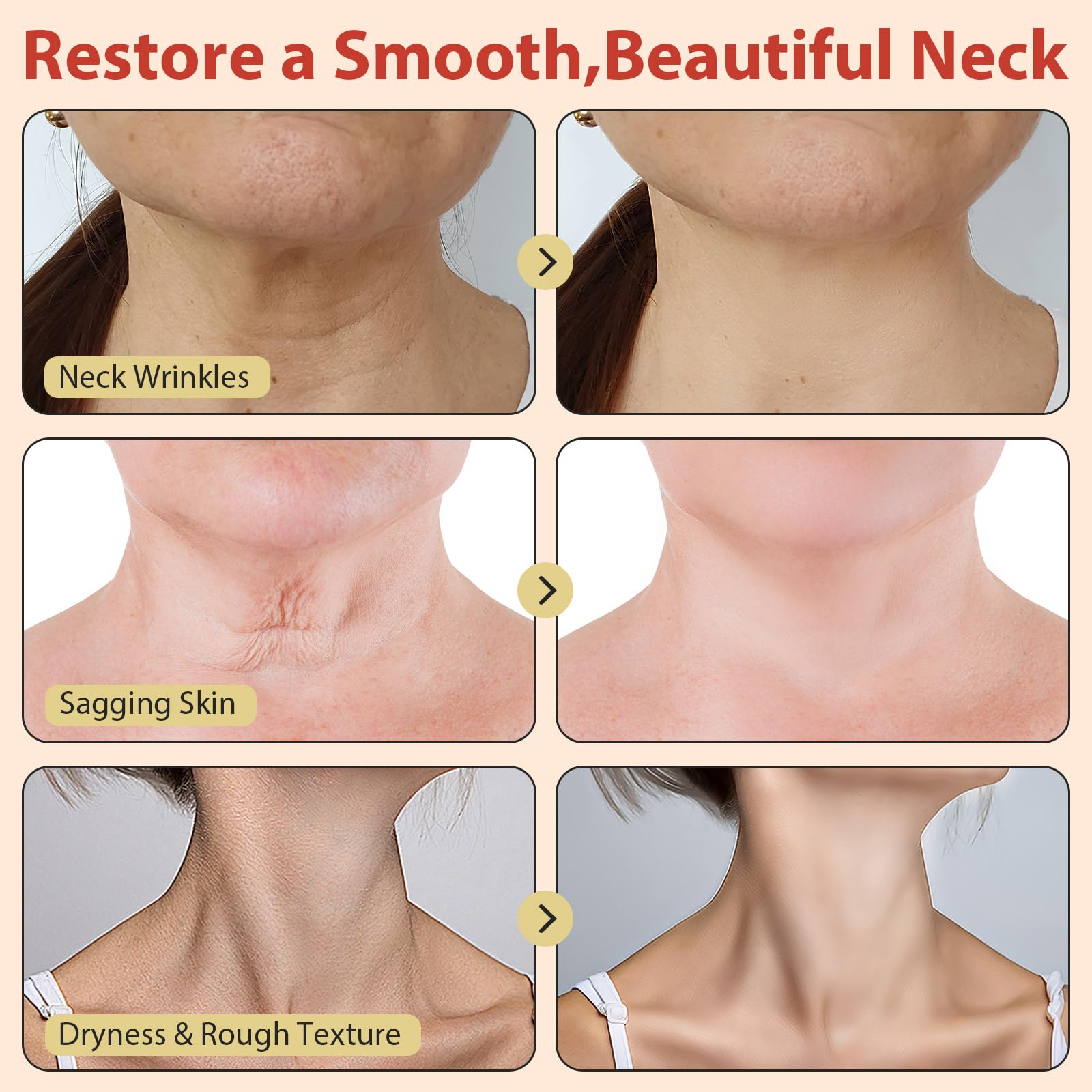 NQINQI AH-8 crema cuello usos diarios ideal para rutina matutina nocturna.