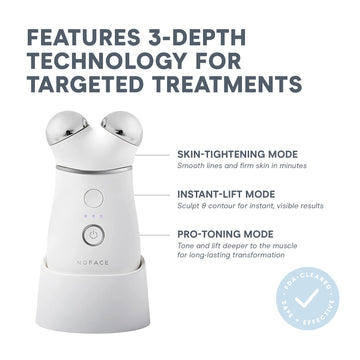 NuFACE Trinity+ activador IonPlex prepara la piel para una microcorriente precisa.