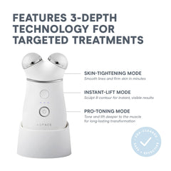 NuFACE Trinity+ activador IonPlex prepara la piel para una microcorriente precisa.
