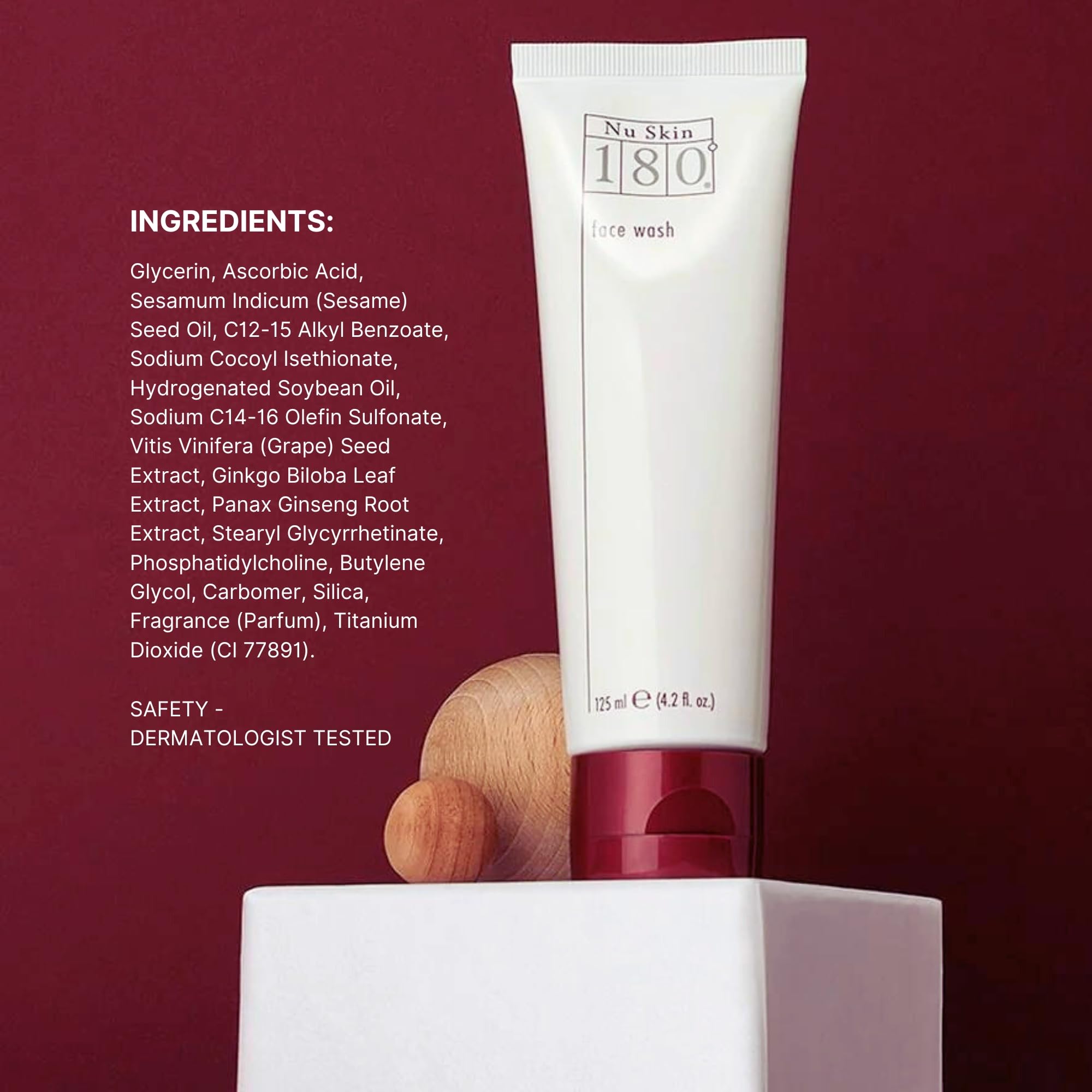 Nu Skin 180°: extractos de ginkgo y ginseng para nutrición de la piel